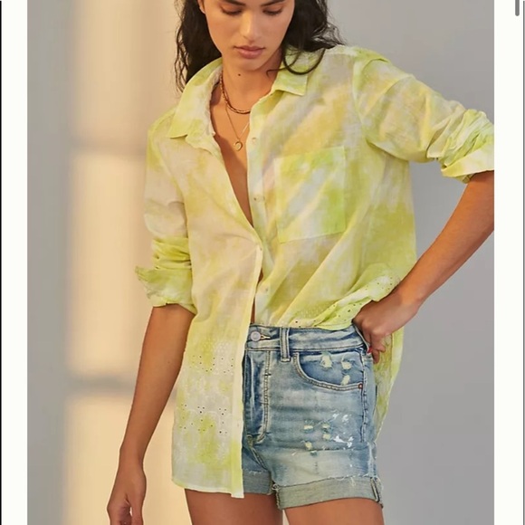 SALE NWT Anthropologie Pilcro Slim Denim Shorts size 29 - Picture 2 of 15